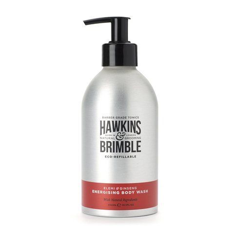 Мужской гель для душа Hawkins & Brimble Body Wash Eco-Refillable 300мл К154 фото