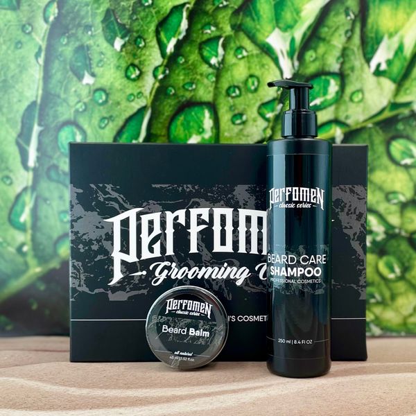 Набор по уходу за бородой PerfomeN Beard Care sh/250 мл+brd/blm45 мл К155 фото