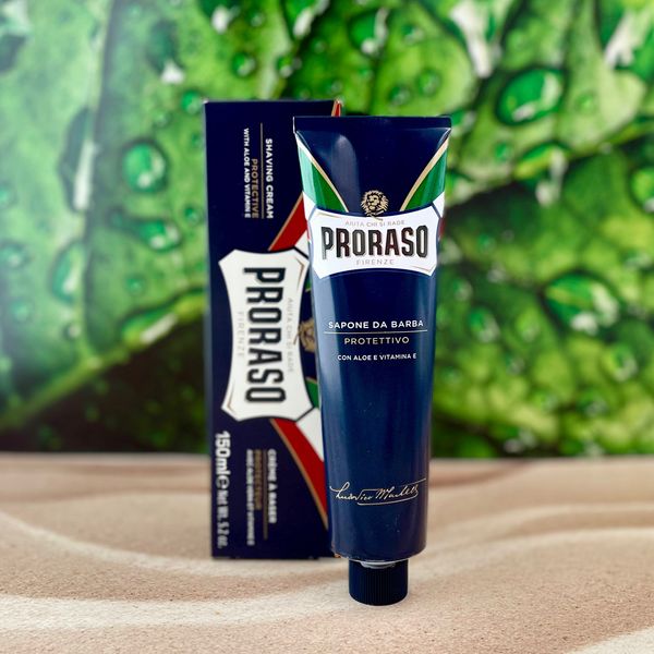 Чоловічий Крем для гоління Proraso Shaving Cream Tube Protective Aloe 150мл Г2 фото