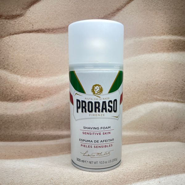 Чоловіча Піна для гоління Proraso Shaving Foam Sensitive Green Tea 300мл Г4 фото