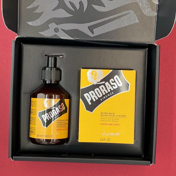 Набір для догляду за бородою Proraso Wood And Spice (shm/200ml + balm/100ml) К103 фото