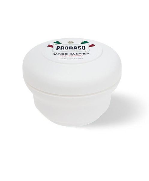 Мило для гоління Proraso Shaving Soap Jar Sensitive Green Tea 150мл К261 фото