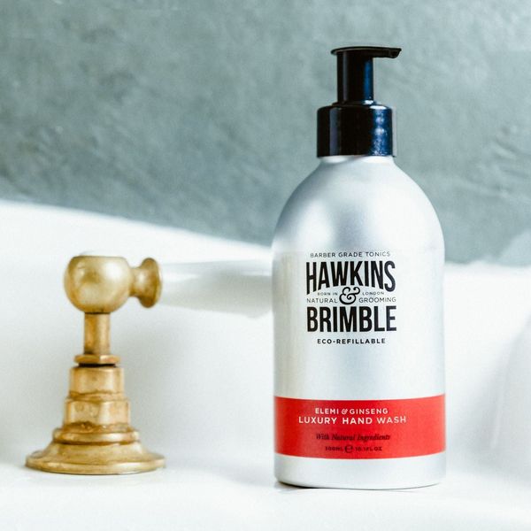 Мужское Мыло для рук Hawkins & Brimble Cleansing Hand Wash Eco-Refillable 300мл К266 фото