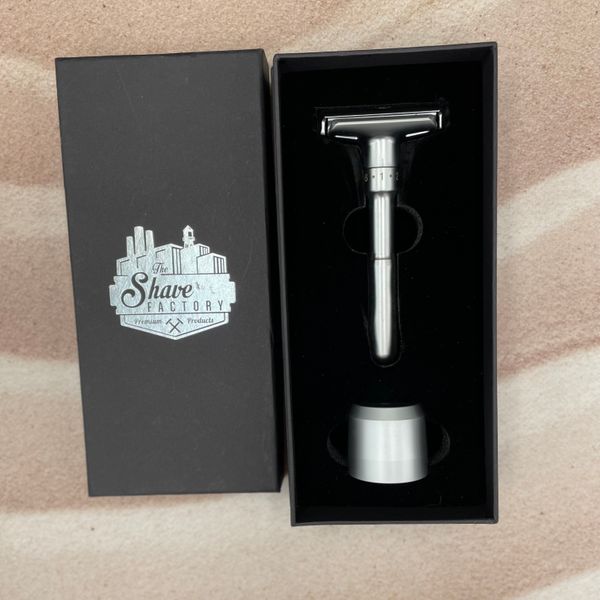 Станок з підставкою регулюючий TSF PREMIUM DOUBLE EDGE SAFETY RAZOR К379 фото