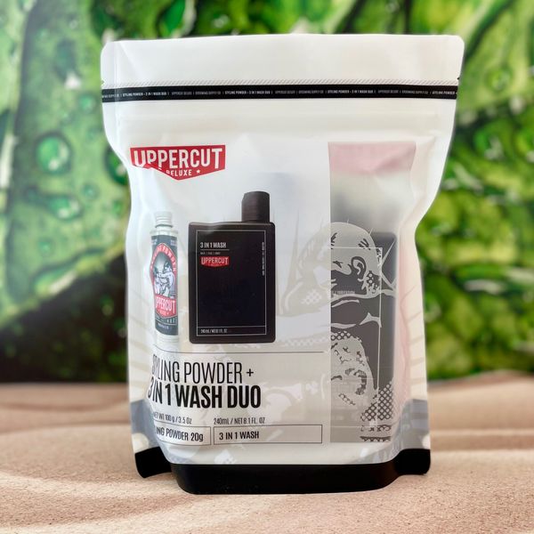 Подарочный набор Uppercut Styling & 3 in 1 Wash duo Styling Powder (Powder20г/Wash240мл) К281 фото