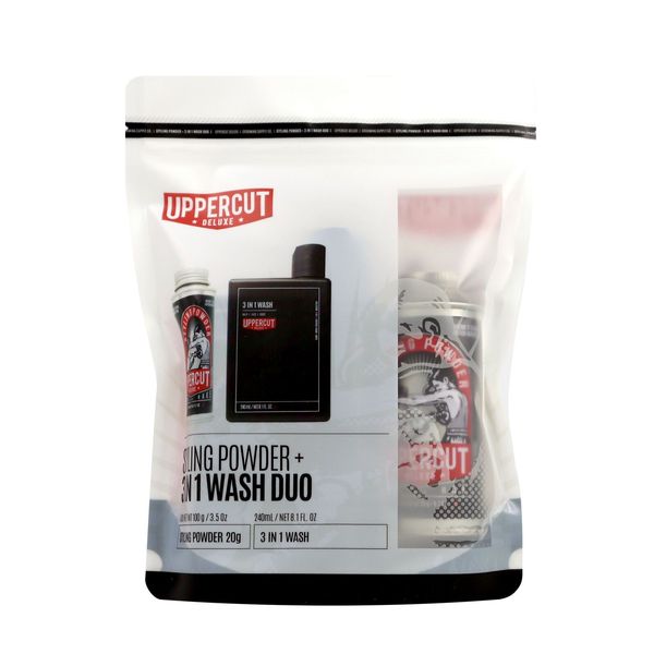 Подарочный набор Uppercut Styling & 3 in 1 Wash duo Styling Powder (Powder20г/Wash240мл) К281 фото