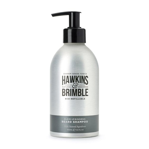 Чоловічий подарунковий набір для бороди Hawkins & Brimble Beard Gift Set (BeardShampoo/300ml+BeardOil/50ml) К293 фото