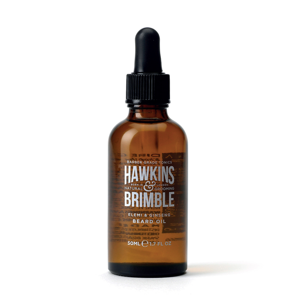 Чоловічий подарунковий набір для бороди Hawkins & Brimble Beard Gift Set (BeardShampoo/300ml+BeardOil/50ml) К293 фото